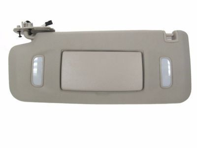 GM 22850306 Sunvisor, Gray, Driver Side