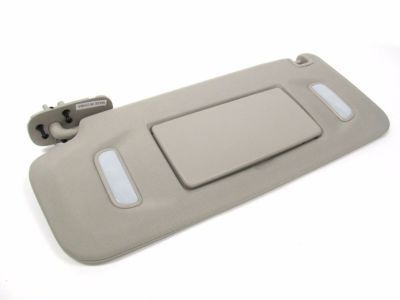 GM 22850306 Sunvisor, Gray, Driver Side