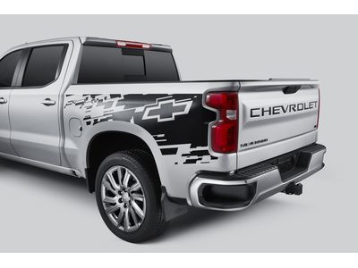 Chevy 84425973 DECAL PKG,SIDE(INCLUDES 2,3)(BLACK)(INSTALL 1.00)(0.4689 KG)(CHEVY BODYSIDE PICK UP BOX)