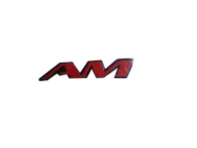 GM 22636915 Emblem, Red, Rear GM 22636915 Emblem, Red, Rear