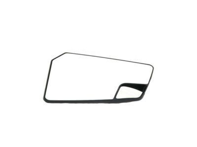 Chevy 20905590 MIRROR,OUTSIDE REAR VIEW (REFLECTOR GLASS & BACKING PLATE)(PART OF 1)(SPOTTER GLASS W/GRAINED GLASS CASE)(W/PARALLELOGRAM SPOTTER)(FOR 2ND DESIGN SEE 23248221)
