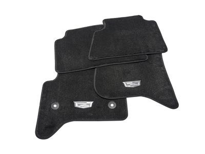 Cadillac 84313436 MAT PKG,FLOOR AUXILIARY(INCLUDES 5-7)(BLACK)(INSTALL 0.10)(4.08 KGS)(FIRST ROW)(PREMIUM CARPET)(16.800)