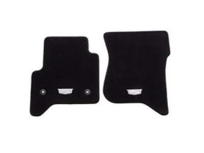 Cadillac 84313436 MAT PKG,FLOOR AUXILIARY(INCLUDES 5-7)(BLACK)(INSTALL 0.10)(4.08 KGS)(FIRST ROW)(PREMIUM CARPET)(16.800)