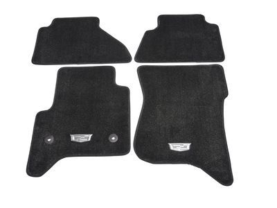 Cadillac 84313436 MAT PKG,FLOOR AUXILIARY(INCLUDES 5-7)(BLACK)(INSTALL 0.10)(4.08 KGS)(FIRST ROW)(PREMIUM CARPET)(16.800)