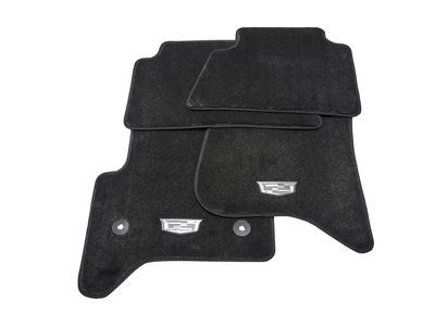Cadillac 84313436 MAT PKG,FLOOR AUXILIARY(INCLUDES 5-7)(BLACK)(INSTALL 0.10)(4.08 KGS)(FIRST ROW)(PREMIUM CARPET)(16.800)
