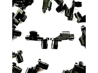 GM 16627328 Latch Retainer, Red, Front