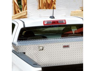 Chevy 23283433 BOX PKG,CARGO BOX STOWAGE(INCLUDES 2-15)(BRIGHT ALUMINUM)(INSTALL 0.30)(27.05 KG)(W/CODEABLE KEY)(W/5" LID)(FOR CARGO LOCK 23177463)