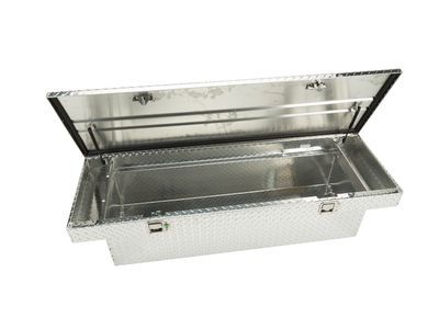 Chevy 23283433 BOX PKG,CARGO BOX STOWAGE(INCLUDES 2-15)(BRIGHT ALUMINUM)(INSTALL 0.30)(27.05 KG)(W/CODEABLE KEY)(W/5" LID)(FOR CARGO LOCK 23177463)