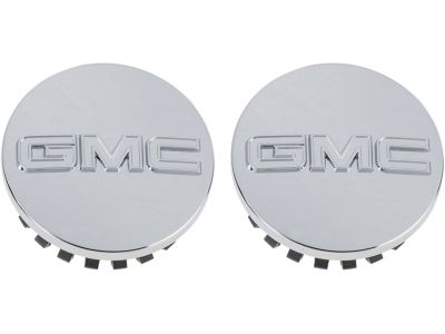 GMC 19164998 CAP PKG,WHEEL TRIM(INCLUDES 1)(CHROME)(INSTALL 0.10)(SINGLE 0.03 KG)(PLASTIC)(BUTTON STYLE)(W/GMC LOGO)(4 PC QTY OF 19170061)(5.858)