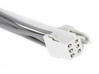 Cadillac 13583923 CONNECTOR,CONSOLE WIRING HARNESS(GRAY)(6-WAY FEMALE)(W/LEADS)(4.663)