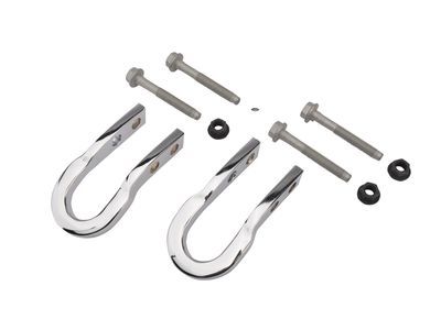 Chevy 23253074 HOOK PKG,FRONT TOW(INCLUDES 2-4)(INSTALL 0.50)(6.83 KG)(CHROME)(MAY REQUIRE ADDITIONAL PARTS, SEE SIDE DOCUMENTATION 3959606 FOR 2015-2020 MY'S)(5657092 FOR 2021 & 2022 MY'S)