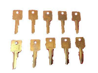 Buick 26007687 KEY,IGNITION LOCK(SQUARE HEAD W/O RESISTOR)(GROOVE C)