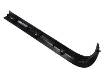GM 23154490 Front Sill Plate, Black, Passenger Side