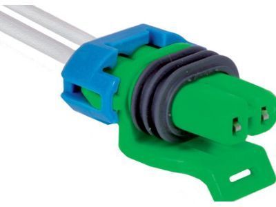GMC 12101856 CONNECTOR,SENSOR-OUTSIDE AIR TEMPERATURE(GREEN)(2-WAY FEMALE)(W/LEADS)(2.535)