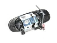 Chevrolet Trailblazer Door Handle - 15811367 Handle, Outside, Black, Driver Side