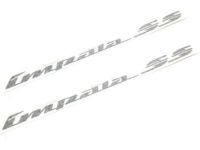 Chevrolet Impala Emblem - 10248742 Nameplate, Front, Stainless Steel