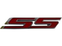 GM 92228475 Nameplate, Red