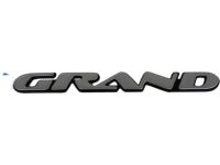 GM 10442385 Nameplate, Silver, Front