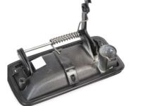 Chevrolet Door Handle - 15202912 Handle, Outside, Black Grained, Passenger Side