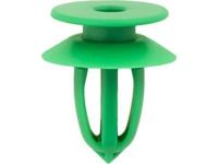 GM 13252119 Upper Center Pillar Trim Clip, Green; Yellow, Front GM 13252119 Upper Center Pillar Trim Clip, Green; Yellow, Front
