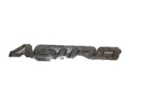 Chevrolet Astro Emblem - 15724741 Nameplate, Outer