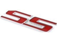 GM 92225495 Nameplate, Red GM 92225495 Nameplate, Red
