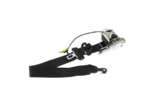 GM 19301662 Lap & Shoulder Belt, Black, Driver Side