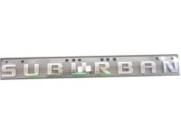 GM 15825694 Nameplate, Black