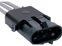 GM 12126012 Connector, Computer Control Sensors, Black GM 12126012 Connector, Computer Control Sensors, Black
