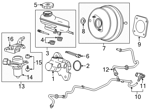 GM 24278524 Master Cylinder