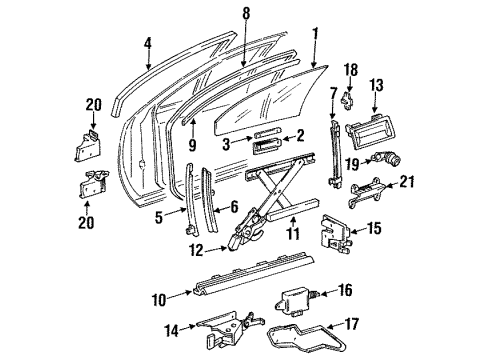 GM 12507643 Lock Module, Driver Side GM 12507643 Lock Module, Driver Side