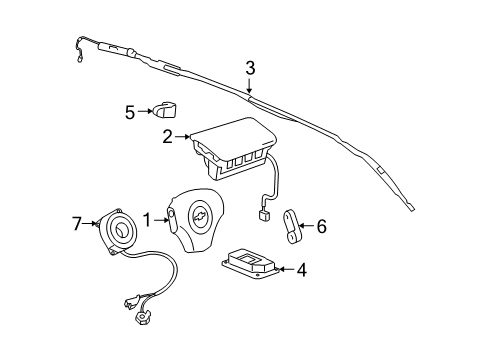 GM 20988223 Rollover Sensor