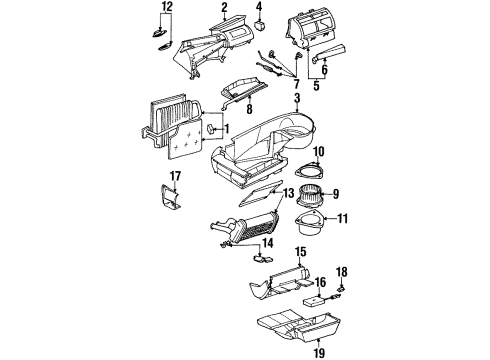 GM 21030334 Heater Core