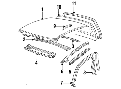 GM 22582127 Back Glass, Rear