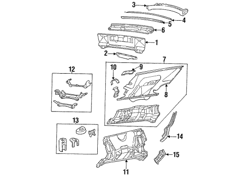 GM 25552945 Rear Body Panel