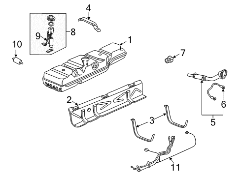 GM 25326151 Fuel Gauge Sending Unit