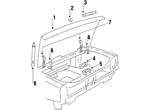 GM 20234501 Counter Balance, Rear