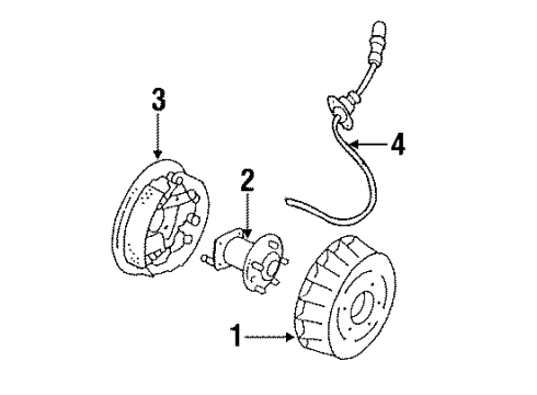 GM 25528867 Speed Sensor