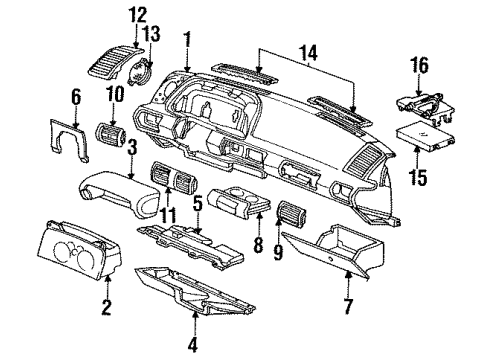 GM 25066653 Instrument Cluster Assembly