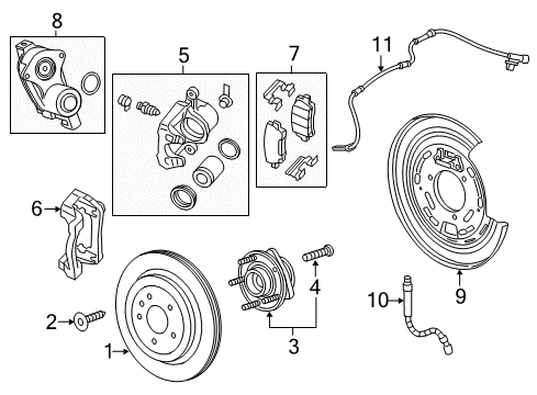GM 84896620 Front Speed Sensor