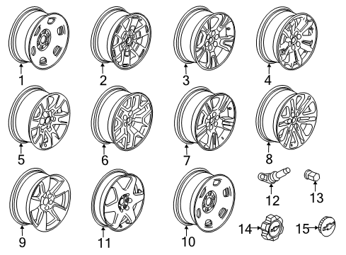 GM 84391149 Wheel, Alloy