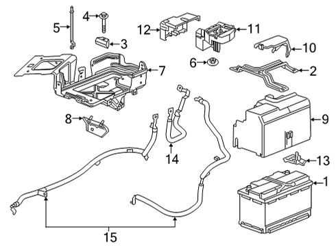 GM 85524805 Positive Cable