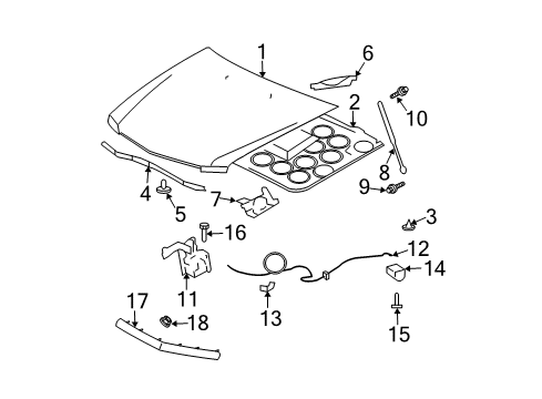 GM 25740356 Lock Reinforcement GM 25740356 Lock Reinforcement