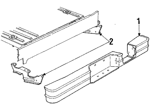 GM 465797 Mount Bracket, Driver Side