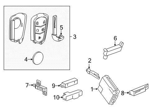 GM 13507605 Control Module