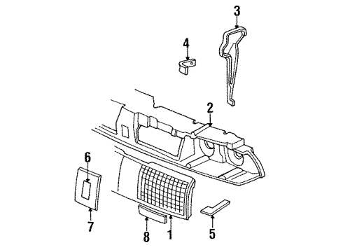 GM 22529566 Mount Panel GM 22529566 Mount Panel