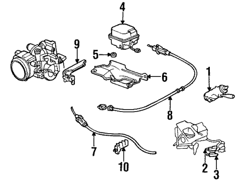 GM 25630075 Cruise Unit Bracket