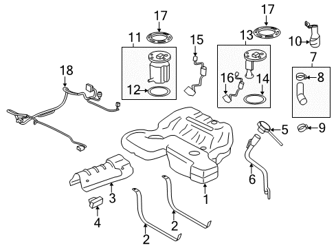 GM 10367117 Pedal Travel Sensor GM 10367117 Pedal Travel Sensor