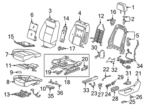 GM 13525911 Actuator, Front GM 13525911 Actuator, Front