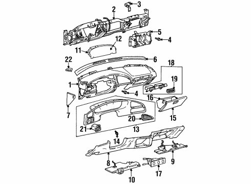 GM 22655201 Compartment GM 22655201 Compartment